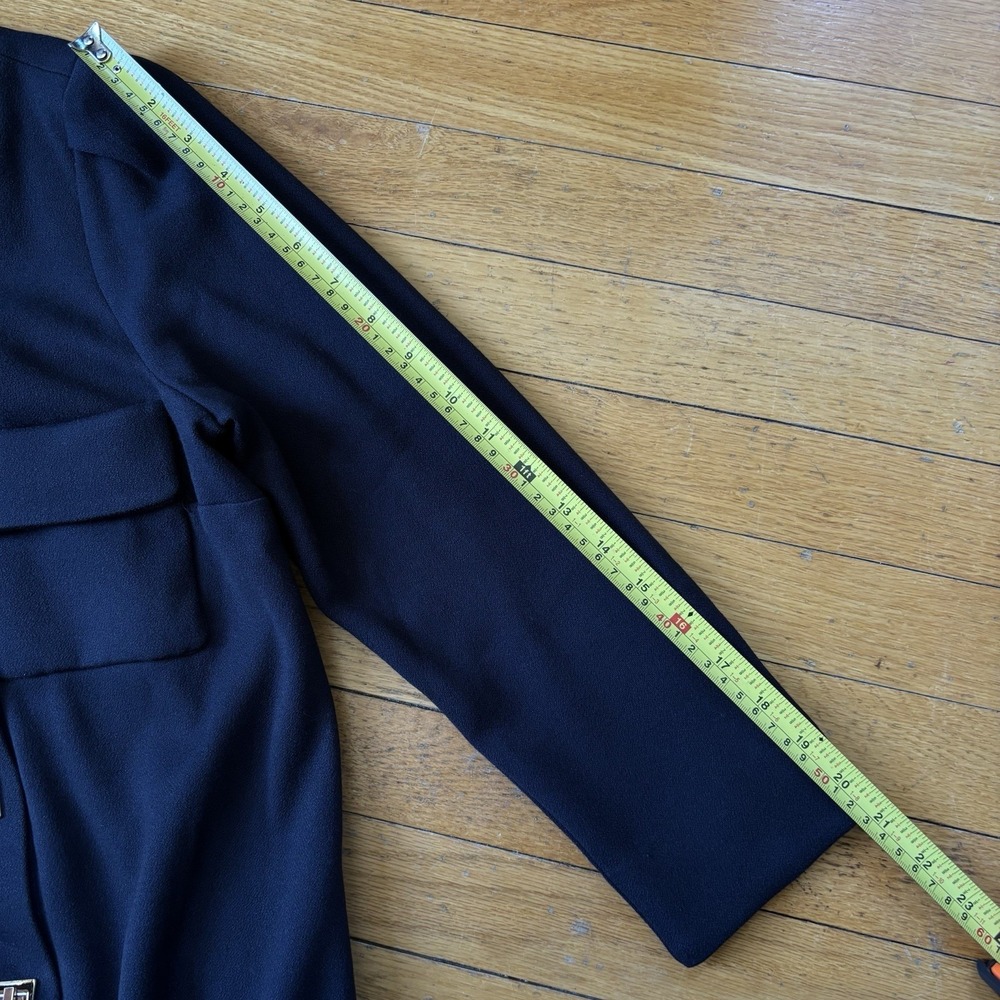 Tuckernuck Barnett Midi Dress Navy Blue Womens Size S Old Money Preppy Luxury - Picture 14 of 15